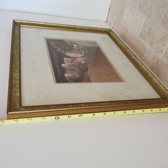 Vintage Curious Kittens Framed Print 15.5" x 17.5" Couldery Art "Fishing Party" - Picture 5 of 10